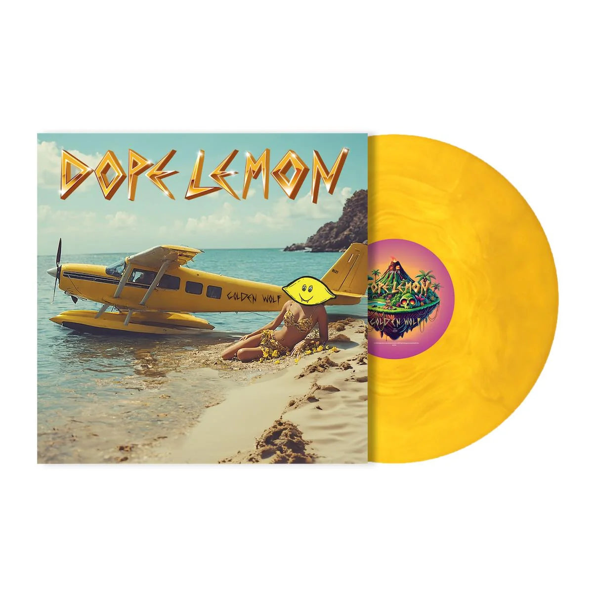 DOPE LEMON - GOLDEN WOLF LTD EDITION GOLD MARBLE COLOURED VINYL