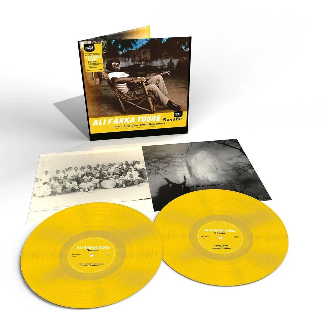 ALI FARKE TOURE - SAVANE(20TH ANNIVERSARY EDITION(YELLOW SPLATTER COLOURED VINYL)