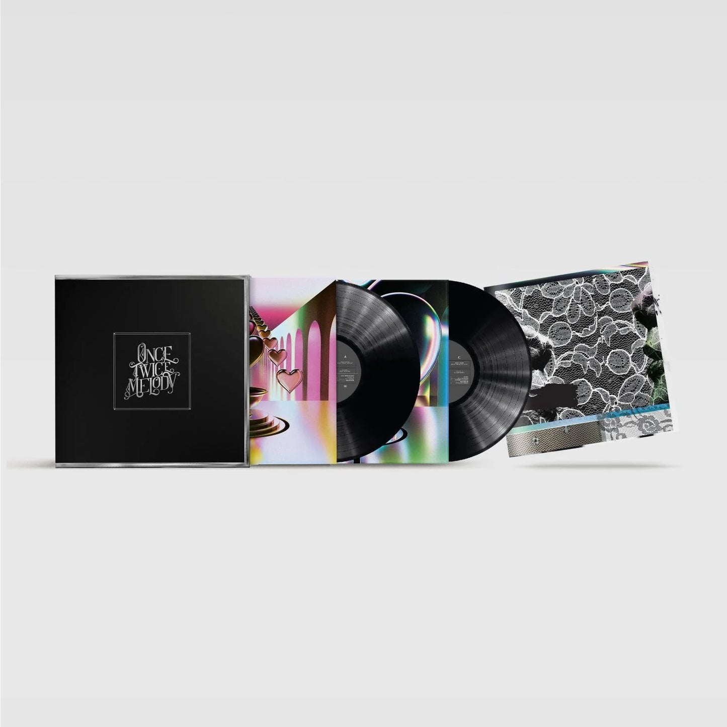 BEACH HOUSE - ONCE TWICE MELODY 2LP (SILVER EDITION - CLASSIC BLACK COLOURED VINYL W. DOUBLE SIDED POSTER)