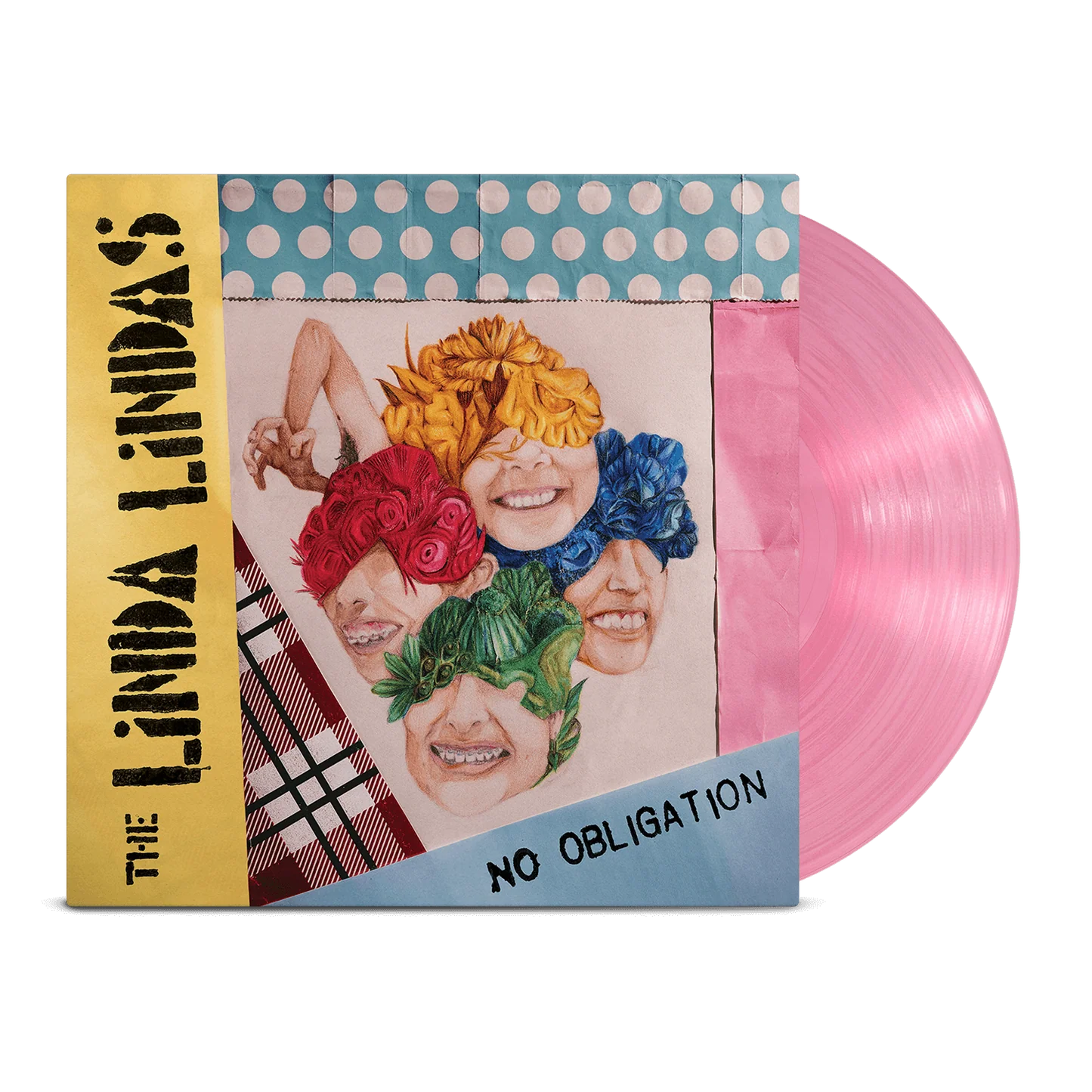 THE LINDA LINDAS - NO OBLIGATION (INDIE EXCLUSIVE TRANSPARENT PINK COLOURED VINYL)