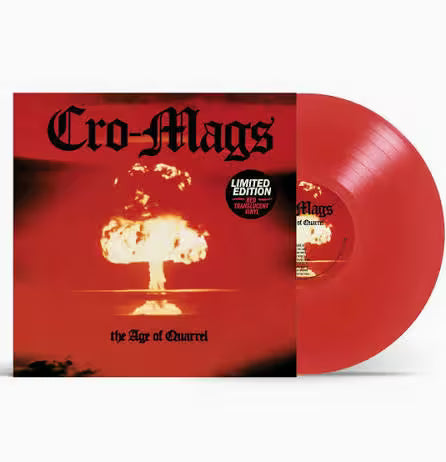 CRO-MAGS - THE AGE OF QUARREL(RUBY RED TRANSLUCENT VINYL)