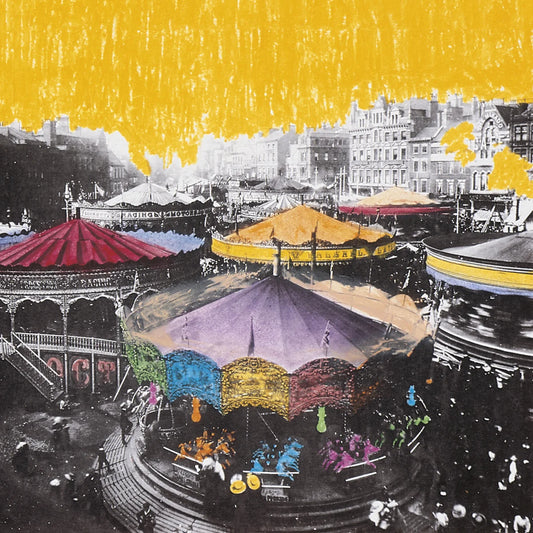 NEUTRAL MILK HOTEL - ON AVERY ISLAND(RED & YELLOW COLOURED VINYL) 2LP