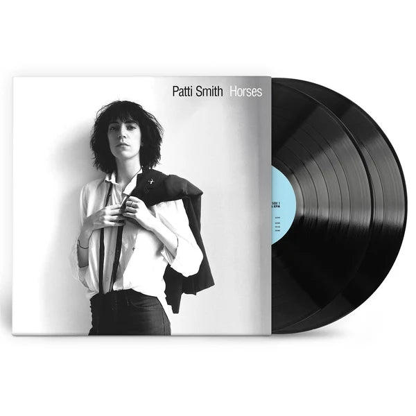 PATTI SMITH - HORSES(50TH ANNIVERSARY EDITION) 2LP SET + PREVIOUSLY UNRELEASED OUTTAKES AND RARITIES, INCLUDING 1975 RCA AUDITION TAPE