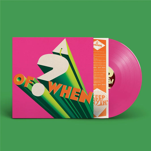 PANDA BEAR AND SONIC BOOM - A QUESTION OF WHEN DELUXE(PINK BIO COLOURED VINYL)