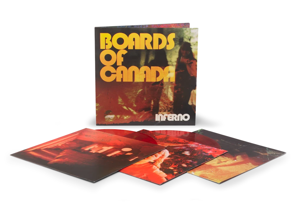 BOARDS OF CANADA - INFERNO(DELUXE TRANSLUCENT RED COLOURED VINYL) 2LP