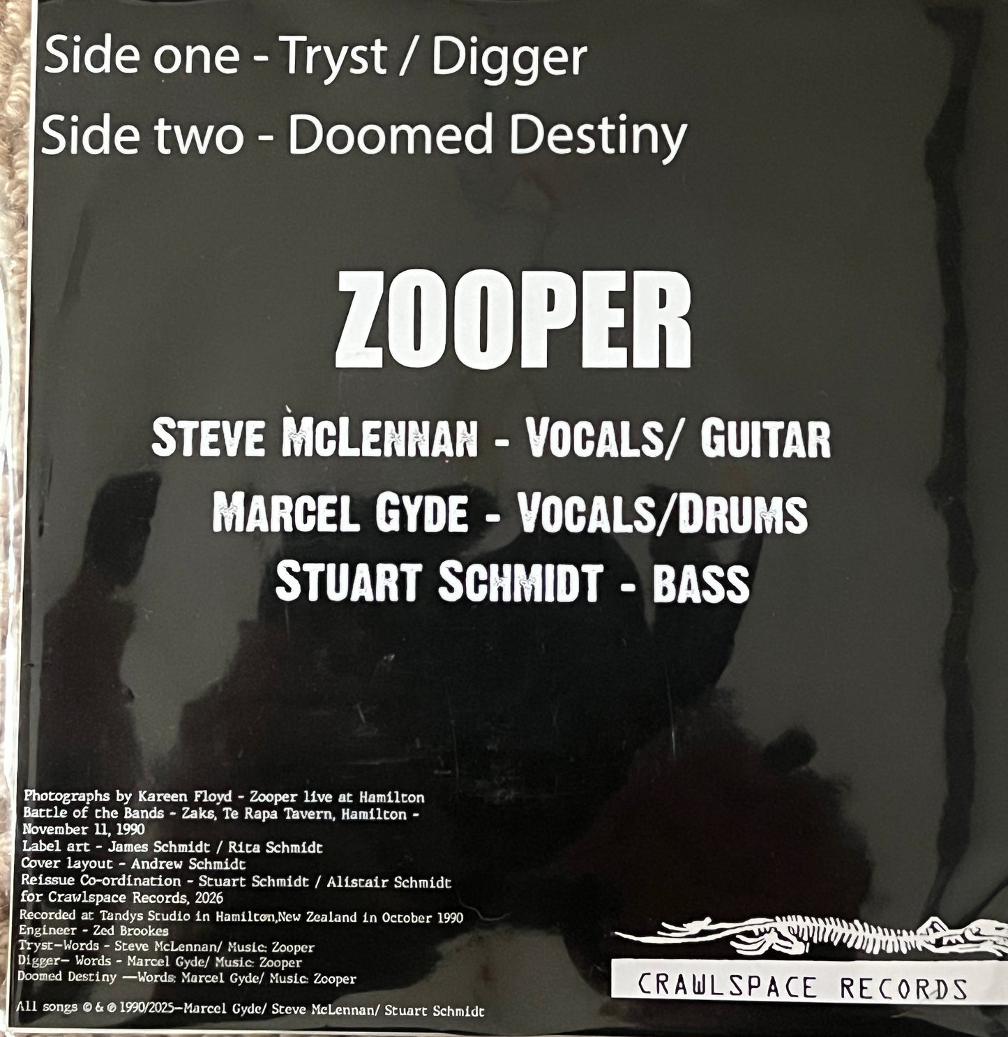 ZOOPER - THE DOOMED DESTINY EP LTD EDITION 7” (ONLY 50 PRESSED!)