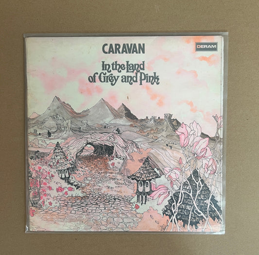 CARAVAN - IN THE LAND OF GREY AND PINK(RARE UK PRESSING) GATEFOLD SLEEVE - NM / RECORD - VG+