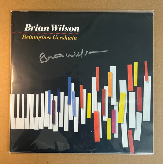 BRIAN WILSON - REIMAGINES GERSHWIN(SIGNED COPY BY BRIAN WILSON) SLEEVE - NM / RECORD - M