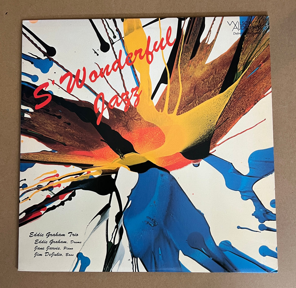 EDDIE GRAHAM TRIO - S’WONDERFUL JAZZ(AUDIOPHILE PRESSING) SLEEVE - NM / VINYL - NM