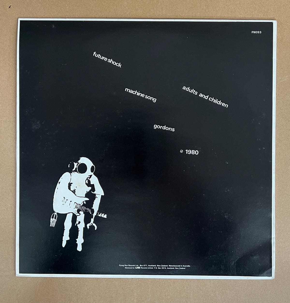 THE GORDONS - FUTURE SHOCK 12” SLEEVE - NM / VINYL - NM