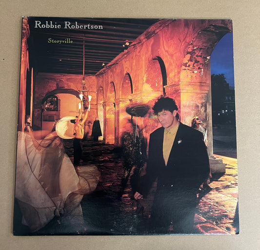ROBBIE ROBERTSON - STORYVILLE - ORIGINAL PRESS - SLEEVE VG+ - VINYL - NM