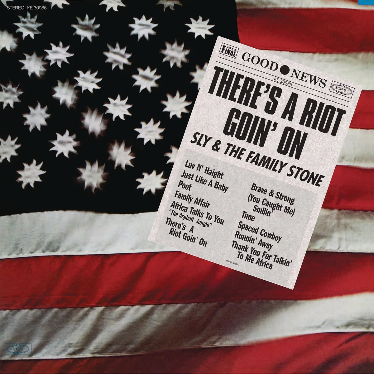 SLY & THE FAMILY STONE - THERE’S A RIOT GOING ON(LTD EDITION RED COLOURED VINYL)