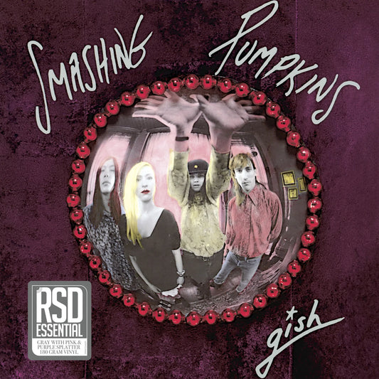 THE SMASHING PUMPKINS - GISH (35TH ANNIVERSARY RSD VERSION - GREY W. POINK& PURPLE SPLATTER )