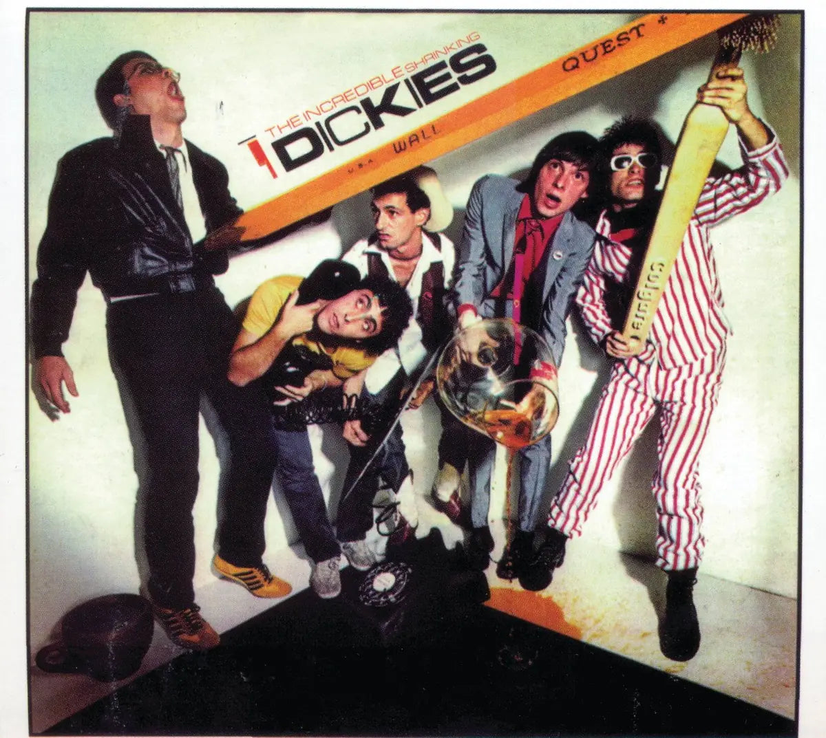 THE DICKIES - THE INCREDIBLE SHRINKING DICKIES RED VINYL