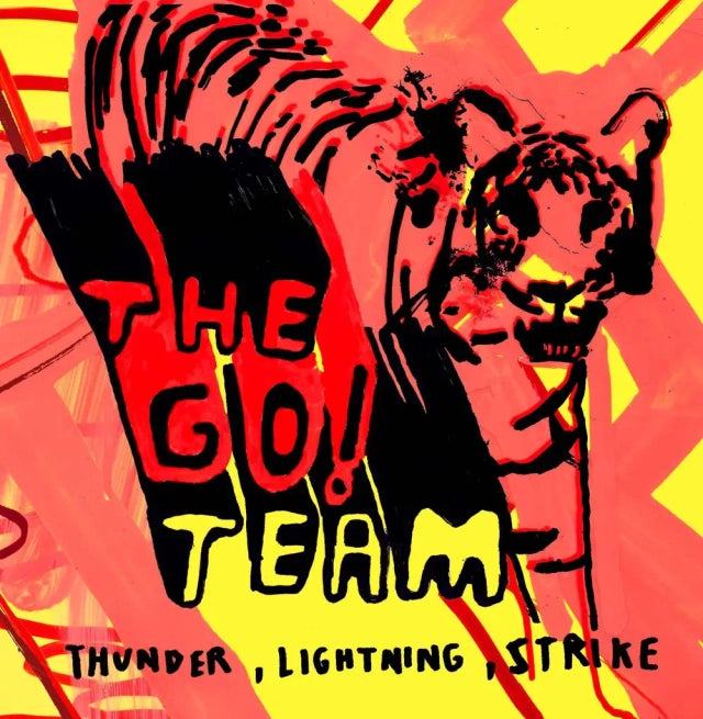 THE GO! TEAM - THUNDER, LIGHTENING, STRIKE - TRANSLUCENT RED VINYL