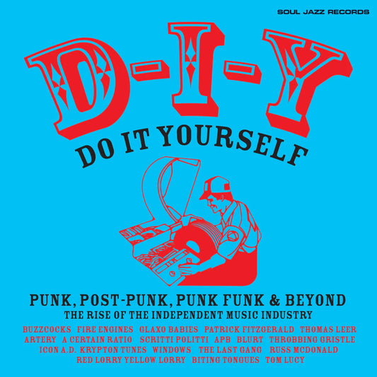 VARIOUS ARTISTS - DIY - DO IT YOURSELF; PUNK, POST PUNK PUNK FUND AND BEYOND - THE RISE OF THE INDEPENDENT MUSIC INDUSTRY(ORANGE VINYL) 2LP