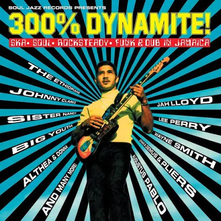 VARIOUS ARTISTS - 300% DYNAMITE! SKA, SOUL, ROCKSTEADY, FUNK & DUB IN JAMAICA(RSD 2024 YELLOW VINYL) 2LP