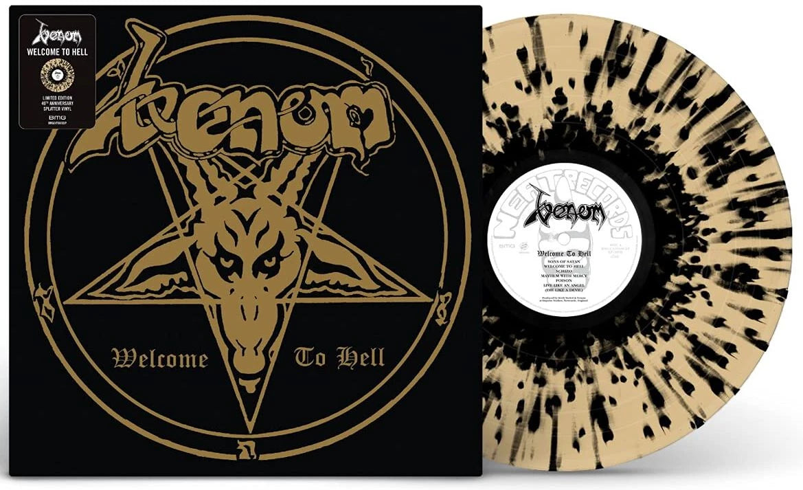 VENOM - WELCOME TO HELL(LTD EDITION SPLATTER COLOURED VINYL)