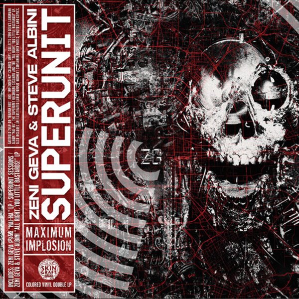 ZENI GEVA & STEVE ALBINI - SUPER UNIT: MAXIMUM IMPLOSIONRED & RANDOM COLOURED VINYL) 2LP